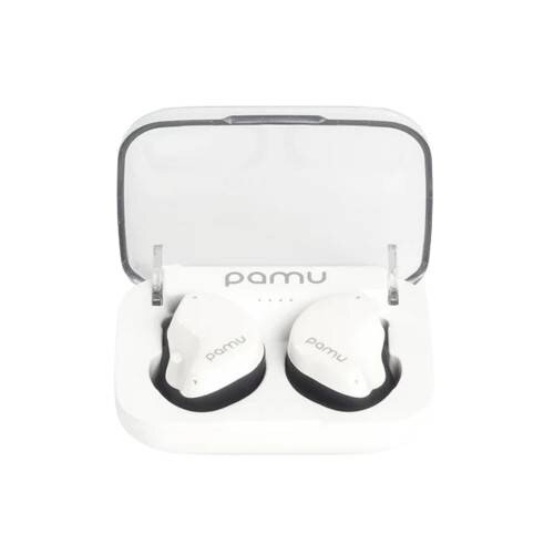 Padmate Pamu Fit Semi-In-Ear ANC Earbuds - White Edition