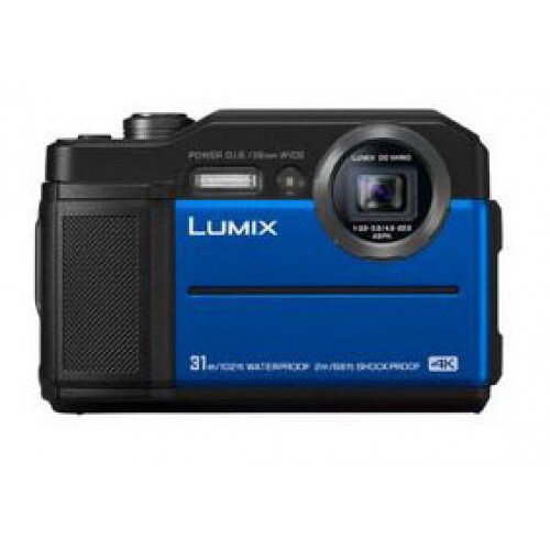 Panasonic LUMIX TS7 Waterproof Tough Camera - Blue
