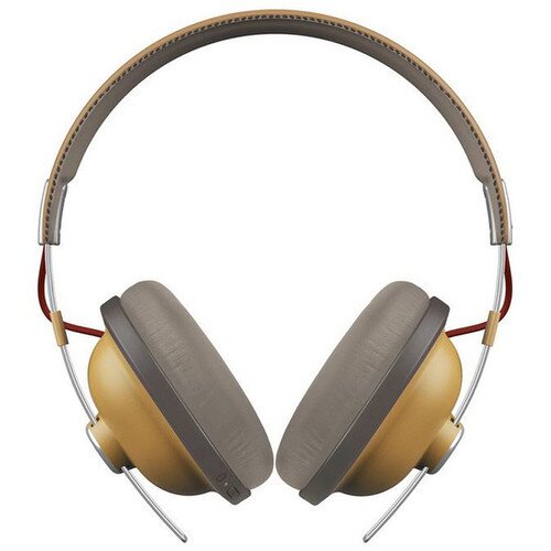Panasonic Retro Over-Ear Bluetooth, 24-Hour Playback Headphones - Dijon