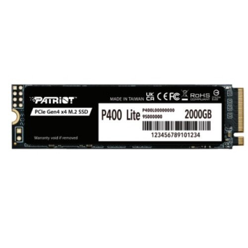 Patriot P400 Lite PCIe Gen4 x4 M.2 2280 SSD - 2TB
