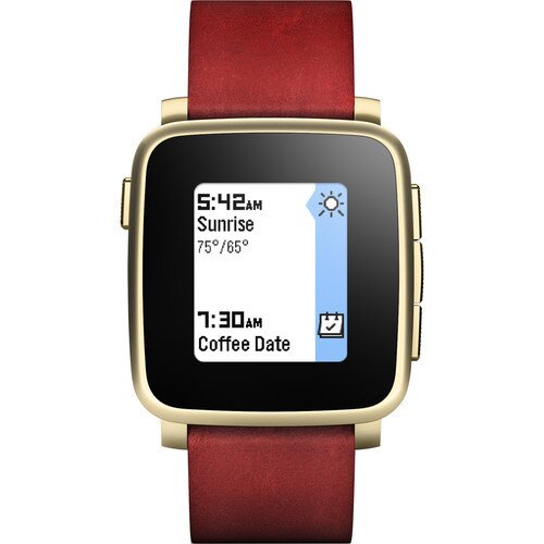 Pebble Time Steel Smartwatch - Silver