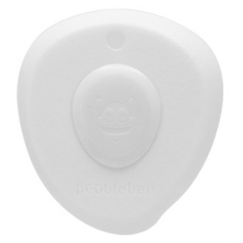 Pebblebee Stone - Smart Button For Your Phone - Glacier White