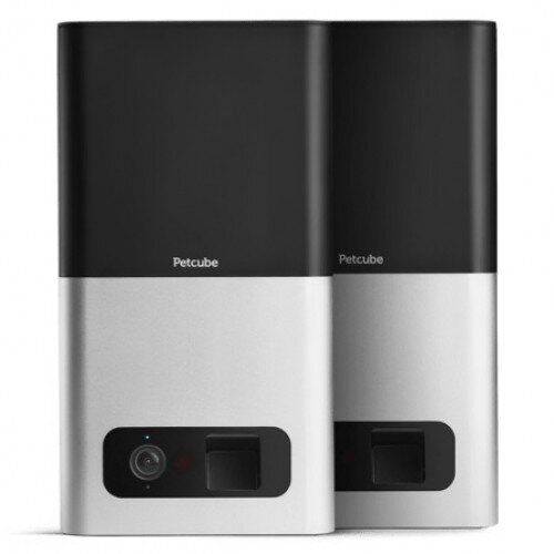 Petcube Bites HD Pet Camera - 2-Pack - Matte Silver