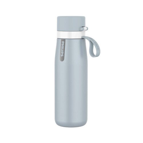 Philips GoZero Filtration Water Bottle - Greyish Blue