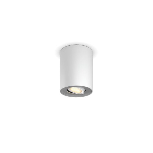 Philips Hue White Ambience Pillar Spotlight - Single - White