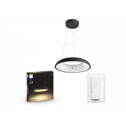 Philips Hue White and Colour Ambiance Amaze Suspension Light - Black