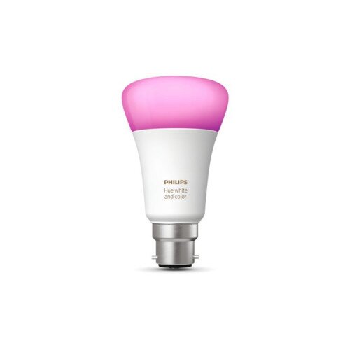 Philips Hue White and Colour Ambiance Bluetooth B22 Bulb - 1 Pack
