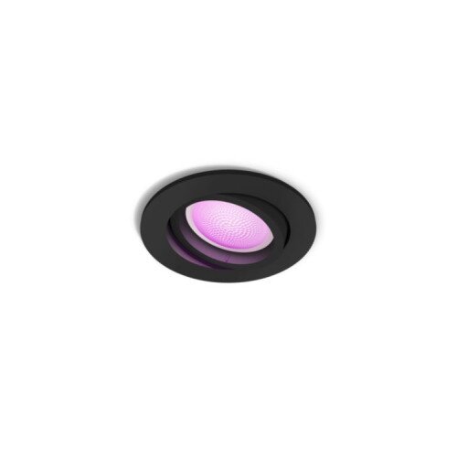 Philips Hue White and Colour Ambiance Centura Recessed Spotlight - Black