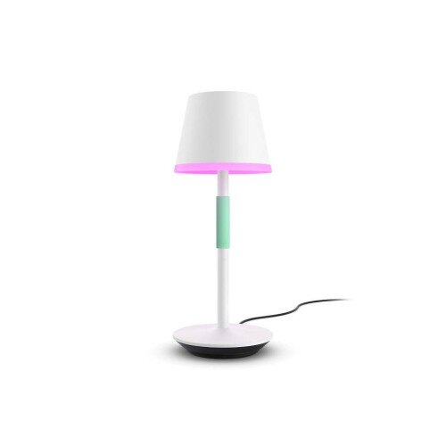 Philips Hue White and Colour Ambiance Hue Go Portable Table Lamp Special Edition - White - Teal