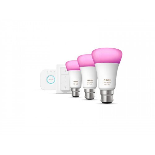 Philips Hue White and Colour Ambiance Starter Kit B22