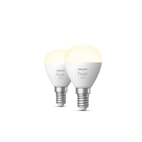 Philips Hue White luster P45 E14 Smart Light Bulb - Dual