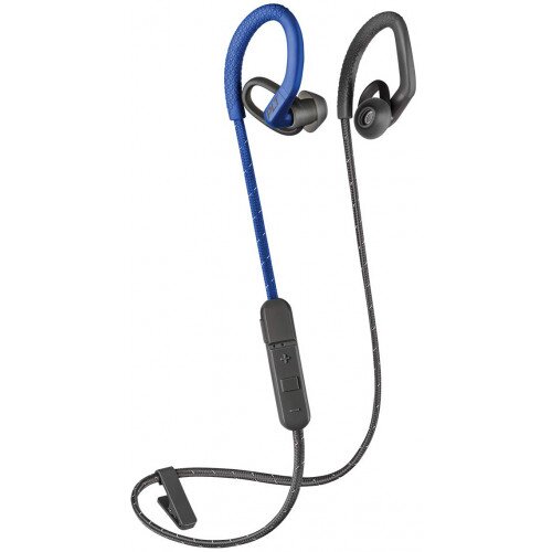 Poly Plantronics BackBeat FIT 350 Wireless Sport Earbuds - Grey/Blue