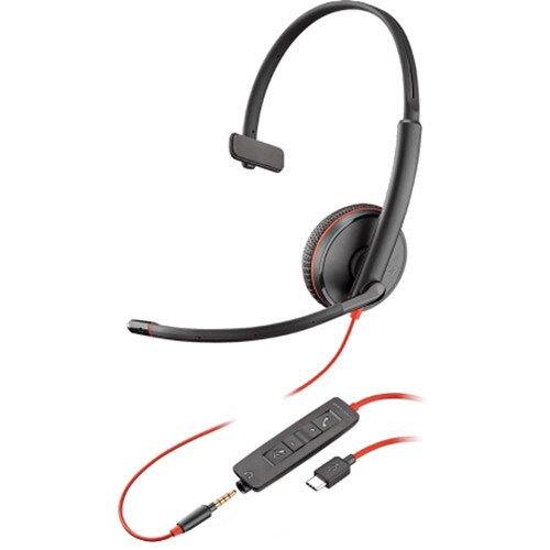 Poly Plantronics Blackwire C3215 Type-C Corded UC Headset