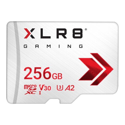 PNY XLR8 Gaming Class 10 U3 V30 microSD Flash Memory Card - 256GB