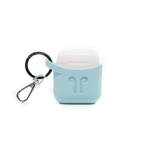PodPocket Apple AirPods Case - Aqua Blue
