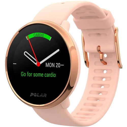 Polar Ignite Fitness Watch with GPS - Small - Pink / Rose Gold