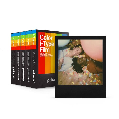 Polaroid Color i-Type Film Black Frame Edition - 5-Pack