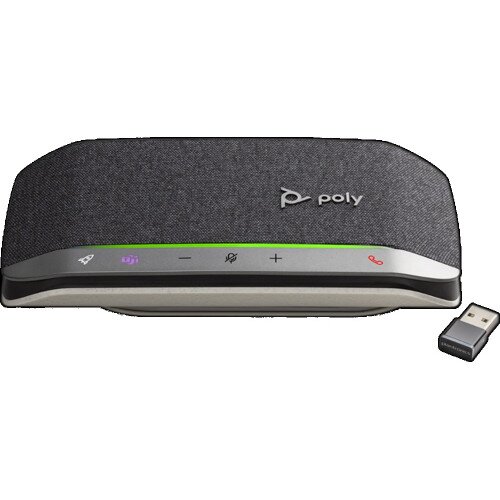 Poly Sync 20+ Personal USB/Bluetooth Smart Speakerphone - Microsoft, USB-A (BT600) - Gray