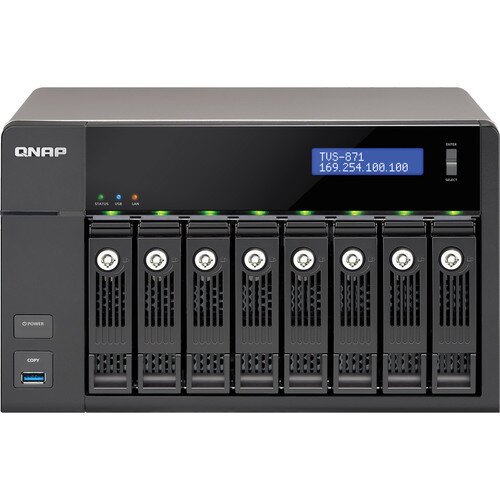 QNAP SMB - High-end TVS-871 - i3-4150 - 4 GB DDR3