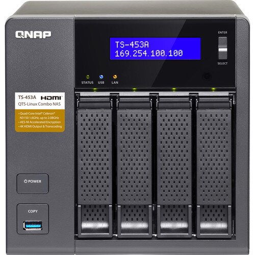 QNAP SMB - Middle-range TS-453A - 8GB DDR3L