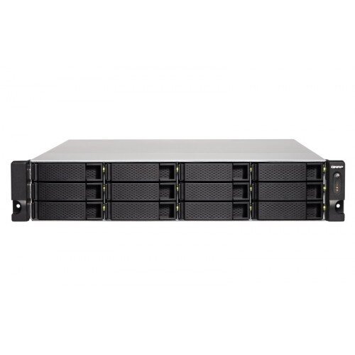 QNAP TS-1263XU-RP High-Performance Quad-Core 10GbE NAS with Redundant Power Supplies