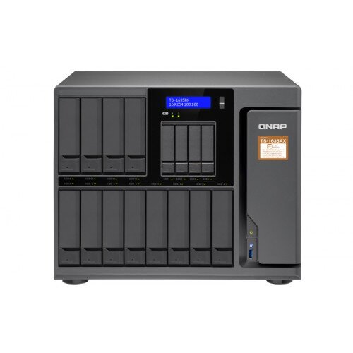 QNAP TS-1635AX-4G-US Diskless 16-Bay Desktop NAS - 4GB DDR4