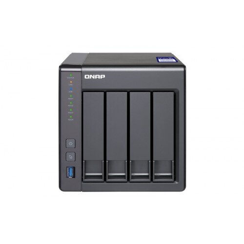 QNAP TS-431X2 High-Performance Quad-Core Business NAS with Built-in 10GbE SFP+ Port - 8GB DDR3