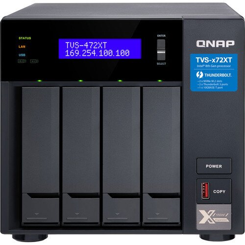 QNAP TVS-472XT 4-Bay NAS Enclosure - Intel Core i5-8400T