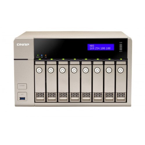 QNAP TVS-863+ 10GbE-ready Golden Cloud Turbo vNAS - 16GB DDR3L