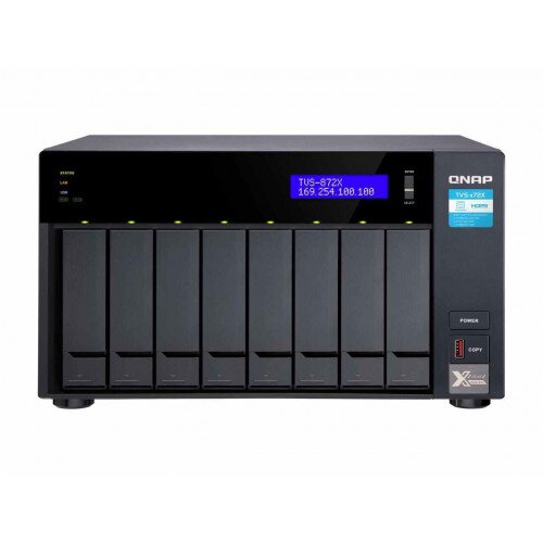 QNAP TVS-872X Multifunctional 10GbE NAS