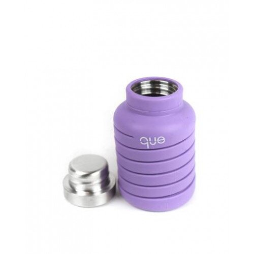 que Collapsible Water Bottle - 20oz - Violet Purple