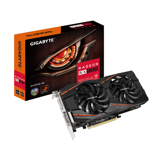 Gigabyte Radeon RX 580 GAMING 4G (rev. 1.0/1.1) Graphics Card