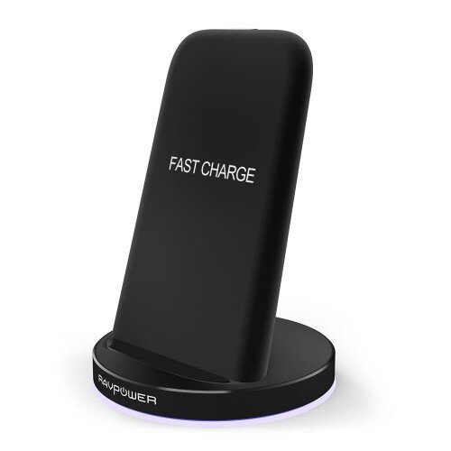 RAVPower Wireless Charger Qi-Certified 10W Fast Wireless Charging Stand