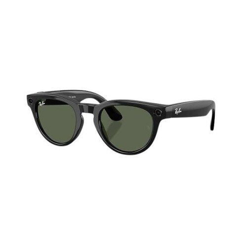 Ray-Ban Meta Headliner Sunglasses (Gen 2) - High Bridge Fit - G-15 Green - Shiny Black