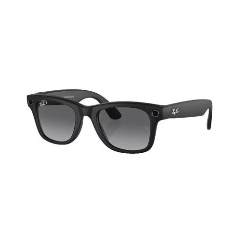 Ray-Ban Meta Wayfarer Sunglasses - Large - Graphite - Matte Black