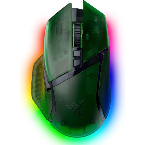 Razer Basilisk V3 Pro 35K Wireless Ergonomic RGB Gaming Mouse - Phantom Green