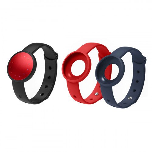 Misfit Shine 2 + Accessory Pack Bundle - Nantucket 2-Pack - Red