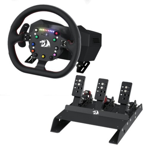Redragon GT-32 Racing Wheel and Floor Pedals