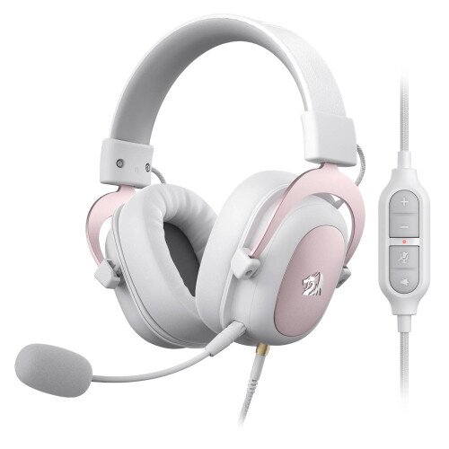 Redragon H510 Zeus Wired Gaming Headset - White