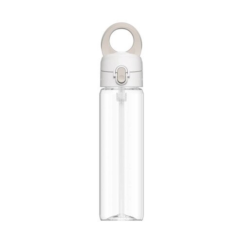 RhinoShield AquaStand Bottle with MagSafe Compatible Phone Grip - Crystal Clear - Tritan - with Straw