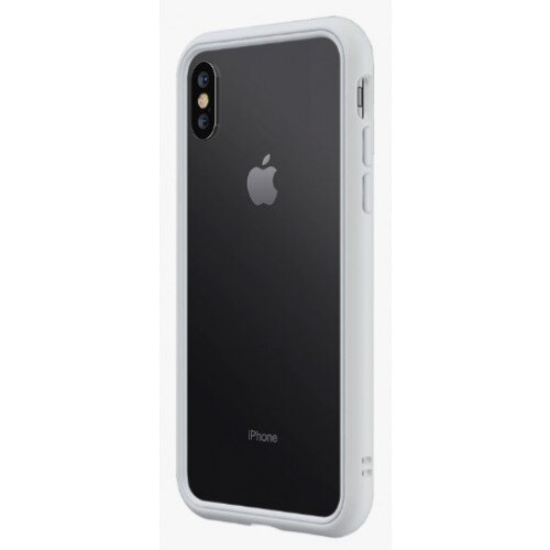 RhinoShield CrashGuard NX Bumper Case - iPhone XS - Platinum Gray