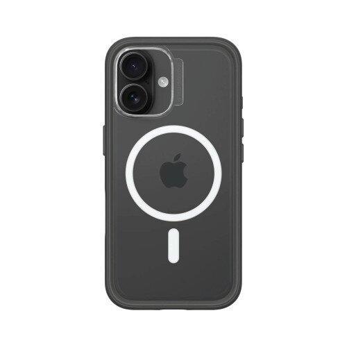 RhinoShield Mod NX Modular Protective Bumper Case with Backplate - MagSafe Compatible - iPhone 16 - Graphite