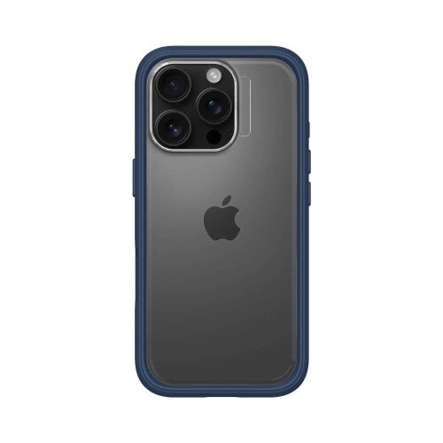 RhinoShield Mod NX Modular Protective Bumper Case with Backplate - iPhone 16 Pro - Navy Blue