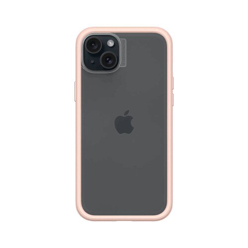 RhinoShield Mod NX Modular Protective Bumper Case with Backplate - iPhone 15 Plus - Blush Pink