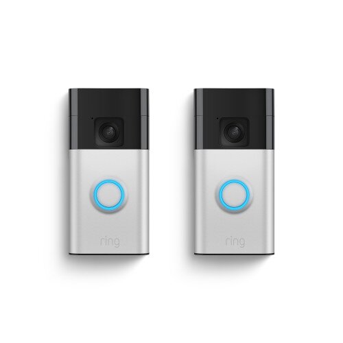 Ring Battery Video Doorbell - 2-Pack - Satin Nickel