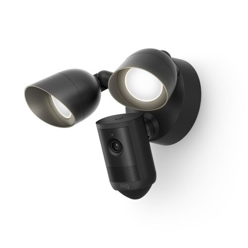 Ring Floodlight Cam (2nd Gen) Wired Motion Activated Security Camera - Black - 1-Pack
