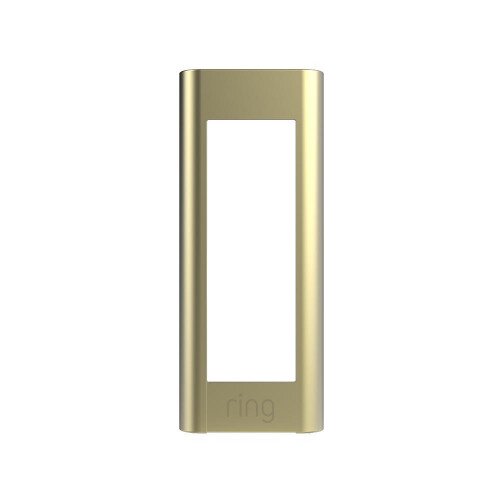 Ring Interchangeable Faceplate Video Doorbell Pro - Gold Metal