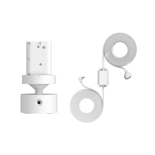 Ring Pan-Tilt Mount with Indoor/Outdoor Power Adapter - White