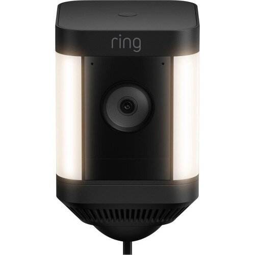 Ring Spotlight Cam Plus Plug-In Outdoor Security Camera - Black - Single