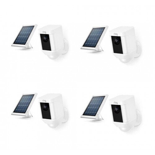 Ring Spotlight Cam Solar - 4-Pack - White